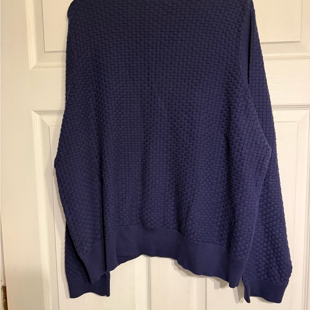 Classic Textured V-Neck Cardigan Sweater woman’s 3X - Picture 3 of 4